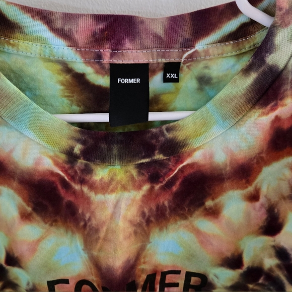 FORMER UPCYLED TIE DYE T-SHIRT SIZE XXL‎ - Picture 3 of 5